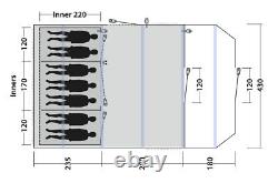 Tente tunnel familiale gonflable Outwell Stonehill 7 personnes