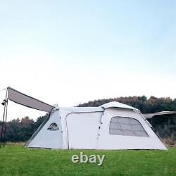 Tente tunnel pliante portable extérieure pour pique-nique et camping avec grande taille automatique