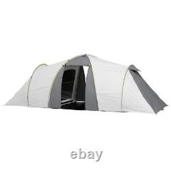 Tente tunnel pour quatre personnes avec deux chambres et salon, abri de plage sportif