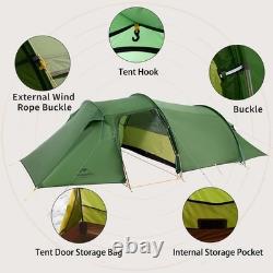 Tente tunnel ultralégère Naturehike Opalus 3 pour 3 personnes étanche camping