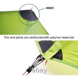 Tente ultralégère LANSHAN 2 PRO pour 2 personnes, 3 saisons, camping en randonnée, 20D Silnylon