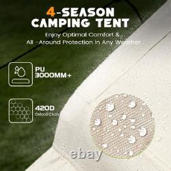 Tentes Gonflables pour le Camping, Tente Gonflable & Poêle à Pompe à Main Jack 6 Personnes