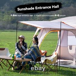 Tentes de luxe pour camping, grande tente familiale avec chambres pour 4-12 personnes, imperméable, NOUVEAU