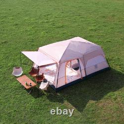 Tentes de luxe pour camping, grande tente familiale avec chambres pour 4 à 12 personnes, imperméable, deux.