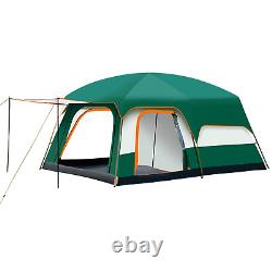 Tentes de luxe pour le camping Tente familiale spacieuse avec chambres pour 4-12 personnes Imperméable Deux