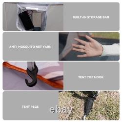 Tentes de luxe pour le camping, grande tente familiale avec chambres pour 4 à 12 personnes, imperméable