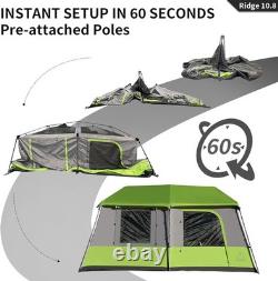 Tentes imperméables instantanées de type cabine pour 2 à 8 personnes, grande tente familiale pour camping, activités de plein air et randonnée