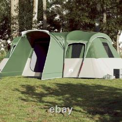 Tentes, tente familiale 16 personnes, grand abri de camping et de festival imperméable, vert bleu