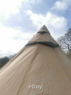 Tentipi Varrie 7 c/p. Tente tipi en toile pour 7 personnes. Lavvu