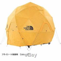 The North Face Geodome 4 Tente Avec Empreinte Nv21800 Jaune Safran Ems Withtracking