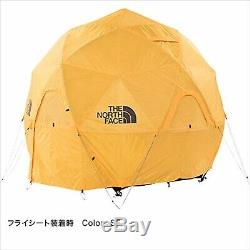 The North Face Geodome 4 Tente Avec Empreinte Nv21800 Safran Nouveau Jaune