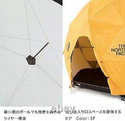 The North Face Geodome 4 Tente Nv21800 Jaune Safran Nouveau Import Japonais