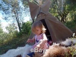 Tipi Play, Den, Wigwam. 6ft Extra Large