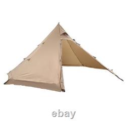 Tipi de camping VEVOR avec cheminée, tente chaude, imperméable et portable pour 4 personnes.
