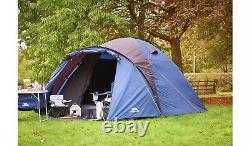 Trespass 6 Homme 1 Chambre Obscurcie Chambre Dome Camping Tente