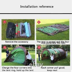 Uk Imperméable Camping Tents Jardin Randonnée Tente Portable Grand 8-10 Man Outdo