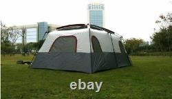 Ultralarge Camping Tent Two Living Rooms Large Family Outdoor Party 6-12 Personnes