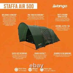 VENTE DE LIQUIDATION Tente Gonflable Vango Staffa Air 500, Tente de Plein Air pour 5 Personnes Neuve
