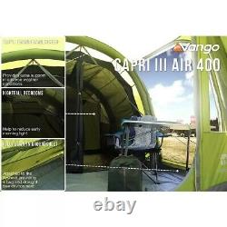 Vango Capri III 400 Airbeam 4 Personnes Gonflable Tente Familiale New