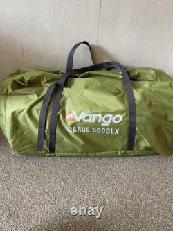 Vango Icarus 500DLX tente tunnel 5 personnes verte, 2000 mm, fenêtres, 2 portes