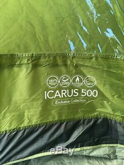 Vango Icarus Deluxe 500 Tente Avec Auvent. Utilisé En Très Bon État (vert)