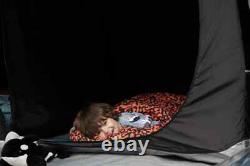 Vango Savannah 400 Ensemble de Tente de Camping Familiale à Arceaux pour 4 Personnes (Bleu Foncé)