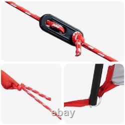 WALPLUS Tente cabine grise et orange avec toit 480 x 273 x 205 cm pour le camping en plein air
