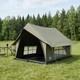 Walplus Tente De Cabane Vert Arm&eacute;e 340x246x210 Cm Tente D&rsquo;ext&eacute;rieur En Polycoton