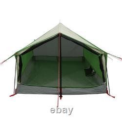 WALPLUS Tente de camping 2 personnes verte imperméable abri portable extérieur