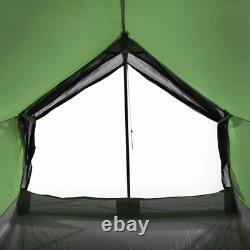 WALPLUS Tente de camping 2 personnes verte imperméable abri portable extérieur