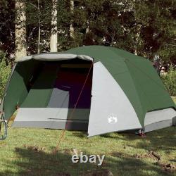 WALPLUS Tente de camping avec porche, tente familiale verte imperméable pour 4 personnes