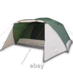 WALPLUS Tente de camping avec porche, tente familiale verte imperméable pour 4 personnes