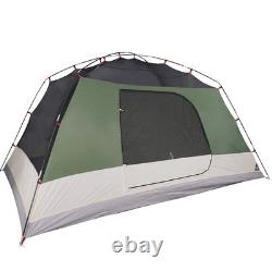 WALPLUS Tente de camping avec porche, tente familiale verte imperméable pour 4 personnes