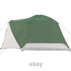 WALPLUS Tente de camping avec porche, tente familiale verte imperméable pour 4 personnes