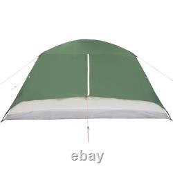 WALPLUS Tente de camping avec porche, tente familiale verte imperméable pour 4 personnes