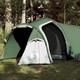 Walplus Tente De Camping Tunnel 3 Personnes Verte Imperm&eacute;able Pour Randonn&eacute;e En Plein Air