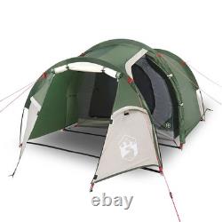 WALPLUS Tente de camping tunnel 3 personnes verte imperméable pour randonnée en plein air