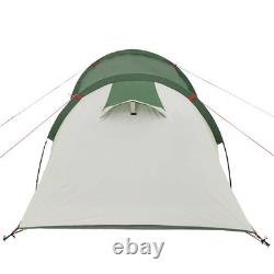 WALPLUS Tente de camping tunnel 3 personnes verte imperméable pour randonnée en plein air
