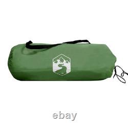WALPLUS Tente de camping tunnel 3 personnes verte imperméable pour randonnée en plein air