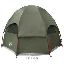 WALPLUS Tente familiale XXL vert armée pour 14 personnes avec double toit imperméable
