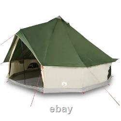 WALPLUS Tente tipi familiale 6 personnes verte imperméable pour le camping