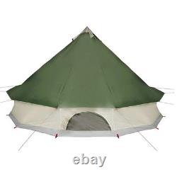 WALPLUS Tente tipi familiale 6 personnes verte imperméable pour le camping