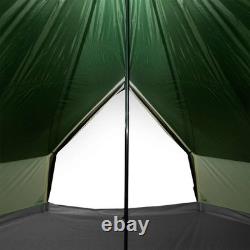 WALPLUS Tente tipi familiale 6 personnes verte imperméable pour le camping