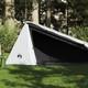Walplus Tente Tunnel De Camping 1 Personne En Tissu Occultant Blanc Imperm&eacute;able