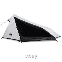 WALPLUS Tente tunnel de camping 1 personne en tissu occultant blanc imperméable