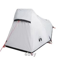 WALPLUS Tente tunnel de camping 1 personne en tissu occultant blanc imperméable