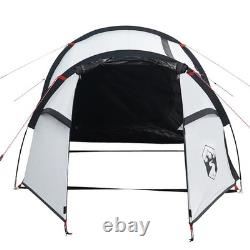 WALPLUS Tente tunnel de camping 3 personnes, tissu occultant blanc, imperméable