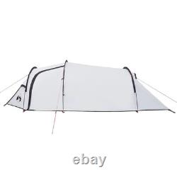 WALPLUS Tente tunnel de camping 3 personnes, tissu occultant blanc, imperméable