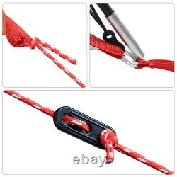 WALPLUS Tente tunnel familiale 6 personnes marron imperméable abri de camping extérieur