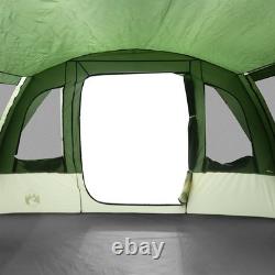 WALPLUS Tente tunnel familiale 8 personnes verte imperméable pour camping